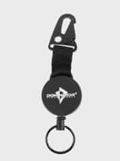 shumee Retractor Dominator taktični povodec, jeklena vrv, navita, 60 cm, črna