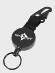 shumee Retractor Dominator taktični povodec, jeklena vrv, navita, 60 cm, črna