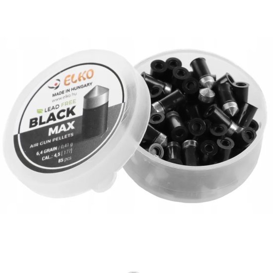 shumee Jeklena žrela, brez svinca, teflon Elko MAX 4.5mm 0.41g ostro 85kos črna