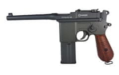 shumee Zračna pištola RANGER M712 Broomhandle CO2 FULL AUTO Blowback 4,5 mm 19 strelov. KWC C96