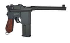 shumee Zračna pištola RANGER M712 Broomhandle CO2 FULL AUTO Blowback 4,5 mm 19 strelov. KWC C96