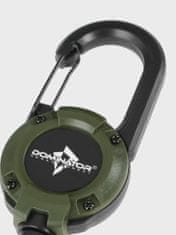shumee Retractor Dominator taktični povodec, jeklena vrv, navita, 64 cm, olivna