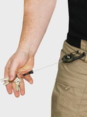 shumee Retractor Dominator taktični povodec, jeklena vrv, navita, 64 cm, olivna