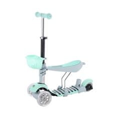 shumee HLB07 OTROŠKI SKUTER 4v1 GREY-MINT NILS FUN