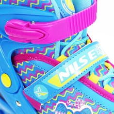 shumee NQ4411 A MODRI ROLERI VELIKOST M (34-37) NILS EXTREME