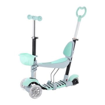 shumee HLB07 OTROŠKI SKUTER 4v1 GREY-MINT NILS FUN