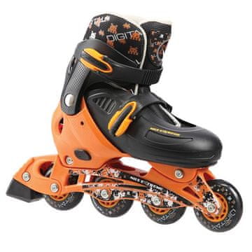 shumee NJ082 ČRNO-ORANŽEN KOMPLET VEL. S (32-35) NILS EXTREME KOMPLET ZA DRSANJE