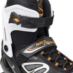 shumee NA2153 A ČRNA 3 KOLESA 100 MM VELIKOST M (37-40) ROLERI NILS EXTREME