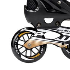shumee NA2153 A ČRNA 3 KOLESA 100 MM VELIKOST M (37-40) ROLERI NILS EXTREME