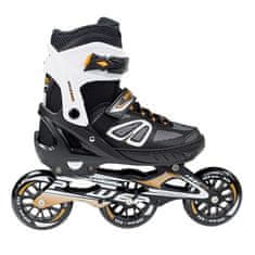 shumee NA2153 A ČRNA 3 KOLESA 100 MM VELIKOST M (37-40) ROLERI NILS EXTREME