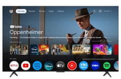 TCL 85C61K televizor, 85, 4K QD-Mini LED, Google TV, 144Hz, Onkyo zvok z Dolby Atmos