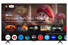 TCL 85C61K televizor, 85, 4K QD-Mini LED, Google TV, 144Hz, Onkyo zvok z Dolby Atmos