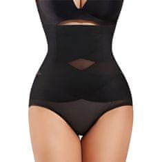 VIVVA® Oblikovalec telesa za nadzor trebuha | CROSSHAPES XXL/XXXL Črna