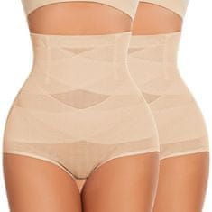 VIVVA® Oblikovalec telesa za nadzor trebuha | CROSSHAPES XXL/XXXL Bež