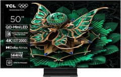 TCL 50C71K televizor, 126 cm (50), 4K QD-Mini LED HDR Premium , Google TV, 144Hz, Dolby Atmos