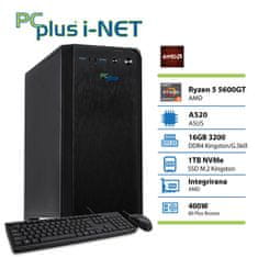 PCplus Magic namizni računalnik, R5-5600GT, 16GB, SSD1TB, FreeDOS + miška in tipkovnica