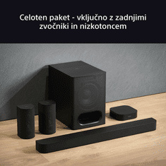 Sony BRAVIA Theatre System 6 HTS60, 5.1-kanalni, 1000 W, Dolby Atmos®/DTS:X®