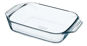 Pyrex Pravokotni pekač, 3,1L, iz borosilikatnega (kaljenega) stekla