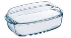 Pyrex Pravokotni pekač 6,7L, iz borosilikatnega (kaljenega) stekla