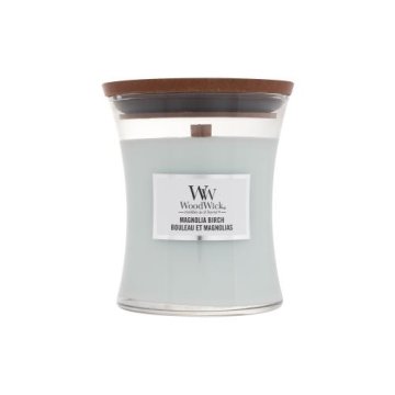 Woodwick Magnolia Birch dišeča svečka