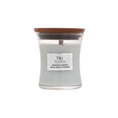 Woodwick Sagewood & Seagrass 85 g dišeča svečka