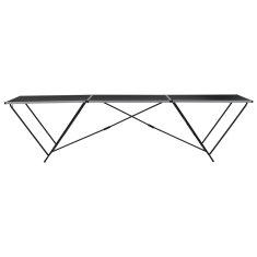 Vidaxl Zložljiva tapetniška miza MDF in aluminij 300x60x78 cm