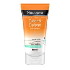 Neutrogena Maska za čiščenje Clear & Defend (Wash-Mask) 150 ml