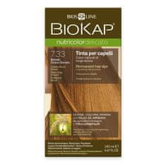 BioKap Nutricolor Delicato - Barva za lase 7.33 Blond Golden Wheat 140 ml