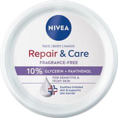 Nivea Vlažilna krema za telo za občutljivo kožo Repair & Care 400 ml