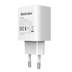 Blackview polnilec, 18W, 1x USB-A, univerzalni, bel (POL-BV-ADAPTER-18W-W)