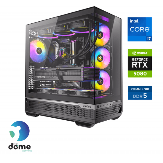 Anni Gamer Elite namizni računalnik, i7-14700KF, 32GB, SSD2TB, RTX5080, DOS (ATPII-G8-1178)