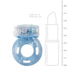 Easytoys Vibracijski obroček za penis, moder
