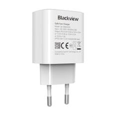 Blackview polnilec, 33W, 1x USB Tip-C, univerzalni, protokol PPS, bel (POL-BV-ADAPTER-33W-W)