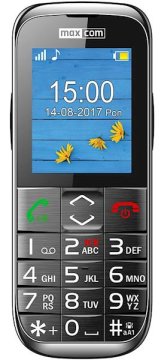 MaxCom MM720SE telefon, črn