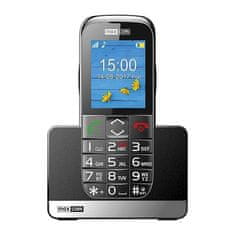 MaxCom MM720SE telefon, črn