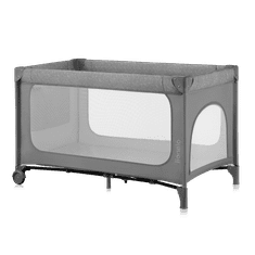 Lionelo potovalna posteljica JASMIN EASY FOLD GREY STONE