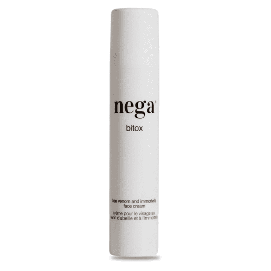 Nega Cosmetics Krema za obraz s čebeljim strupom in smiljem, 50 ml, za sijočo in mladostno kožo, globinsko neguje in vlaži, naravne sestavine, za vse tipe kože, od 25 leta naprej, Bitox