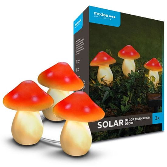 Modee LED solarna vrtna svetilka GOBA 3xkos