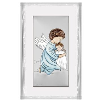 shumee Slika angel varuh srebrna moderna nad posteljo pisana | Velikost: 9x15,5 cm | Šifra: BC6763/2FBCOL