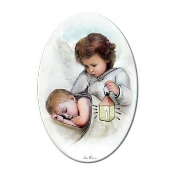 shumee Slika angela naslikana na les | Velikost: 10x15cm | Šifra: ES05176114