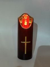 shumee ZLATA/SREBRNA ČRNA SVEČA RICO CORTINA 5X15 CM 2/23/LUX ČRNA/ZLATA/RDEČA