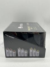 shumee ZLATA/SREBRNA ČRNA SVEČA RICO CORTINA 5X15 CM 2/23/LUX ČRNA/ZLATA/RDEČA