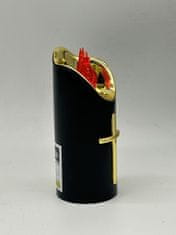 shumee ZLATA/SREBRNA ČRNA SVEČA RICO CORTINA 5X15 CM 2/23/LUX ČRNA/ZLATA/RDEČA