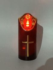 shumee ZLATA/SREBRNA ČRNA SVEČA RICO CORTINA 5X17 CM 3/23/LUX ČRNA/ZLATA/RDEČA