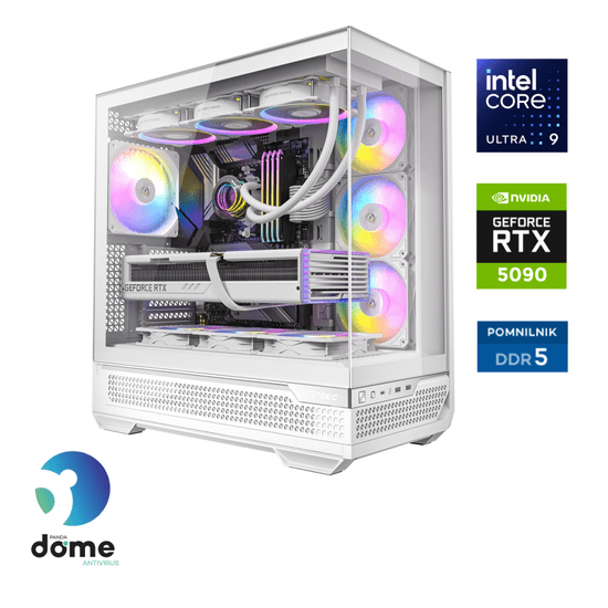 Anni Gamer Elite namizni računalnik, Ultra 9 285K, 64GB, SSD2TB, RTX5090, DOS (ATPII-G8-1172)