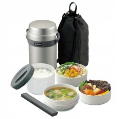 shumee ZOJIRUSHI SL-JAF14-SA termos za kosilo 1,23 l srebrne barve