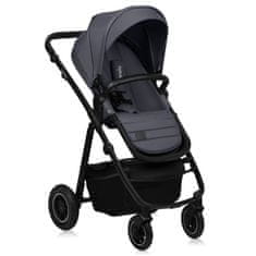 Lionelo Voziček AMBER PLUS 2V1 2025 GREY GRAPHITE