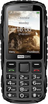 MaxCom MM920L telefon, črn