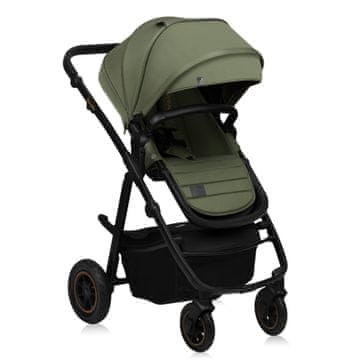 Lionelo Otroški voziček AMBER PLUS 3V1 2025 GREEN FOREST