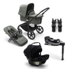 Bugaboo  Fox 5 travel+ BLACK/FOREST GREENFOREST GREEN, komplet 4v1